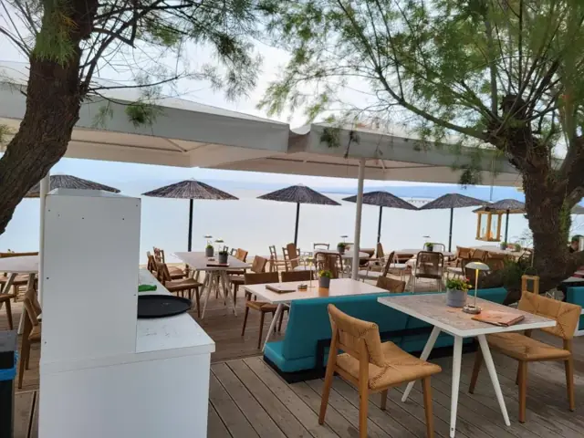 Beach bar by the sea