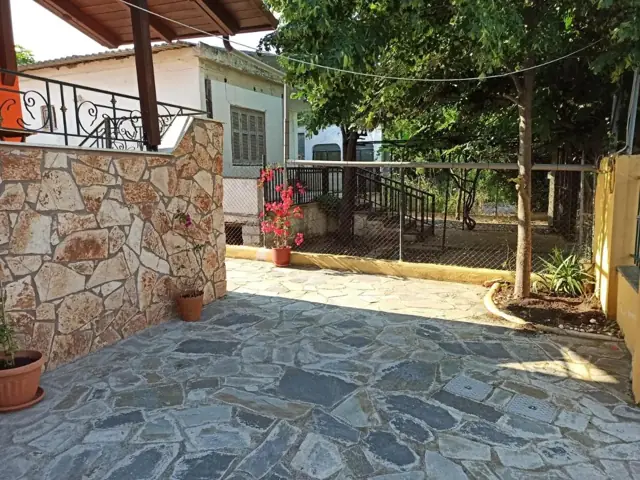Stone courtyard