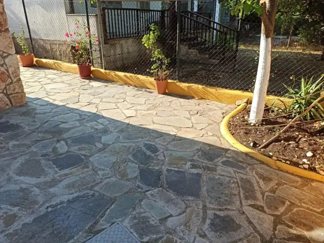 Paved garden